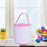 Maxbell Spring Easter Eggs Hunting Bags Treats Gift Bags for Holiday Shopping Daily Pink