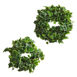 Maxbell Spring Wreath Front Door Spring Summer Wreath Seasons Wreath for Patio 35cm