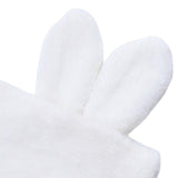 Maxbell Handmade Rabbit Ear Round Bouquet Autumn Winter Lifelike for Home Decoration white