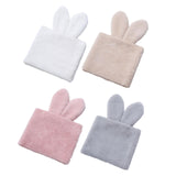 Maxbell Handmade Rabbit Ear Round Bouquet Autumn Winter Lifelike for Home Decoration white