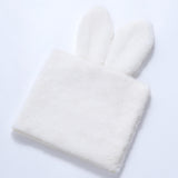 Maxbell Handmade Rabbit Ear Round Bouquet Autumn Winter Lifelike for Home Decoration white