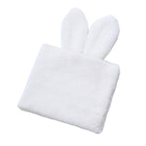 Maxbell Handmade Rabbit Ear Round Bouquet Autumn Winter Lifelike for Home Decoration white