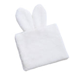 Maxbell Handmade Rabbit Ear Round Bouquet Autumn Winter Lifelike for Home Decoration white