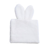 Maxbell Handmade Rabbit Ear Round Bouquet Autumn Winter Lifelike for Home Decoration white