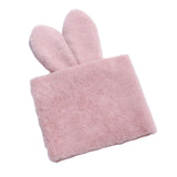 Maxbell Handmade Rabbit Ear Round Bouquet Autumn Winter Lifelike for Home Decoration pink