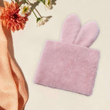 Maxbell Handmade Rabbit Ear Round Bouquet Autumn Winter Lifelike for Home Decoration pink