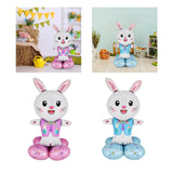 Maxbell Inflatable bunny Easter for Children Decor for Baby Shower Holiday pink