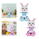 Maxbell Inflatable bunny Easter for Children Decor for Baby Shower Holiday pink