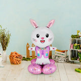 Maxbell Inflatable bunny Easter for Children Decor for Baby Shower Holiday pink
