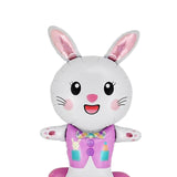 Maxbell Inflatable bunny Easter for Children Decor for Baby Shower Holiday pink
