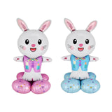 Maxbell Inflatable bunny Easter for Children Decor for Baby Shower Holiday pink