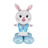 Maxbell Inflatable bunny Easter for Children Decor for Baby Shower Holiday blue