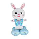 Maxbell Inflatable bunny Easter for Children Decor for Baby Shower Holiday blue