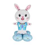 Maxbell Inflatable bunny Easter for Children Decor for Baby Shower Holiday blue
