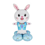 Maxbell Inflatable bunny Easter for Children Decor for Baby Shower Holiday blue