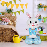 Maxbell Inflatable bunny Easter for Children Decor for Baby Shower Holiday blue
