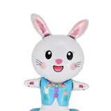 Maxbell Inflatable bunny Easter for Children Decor for Baby Shower Holiday blue