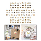Maxbell Eid Mubarak Stickers Invitation Stickers Boxes Stickers for Boxes Letters Style T