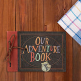 Maxbell Scrapbook with Embossed Letter Cover for Couple Writing Style B