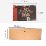 Maxbell Scrapbook with Embossed Letter Cover for Couple Writing Style B