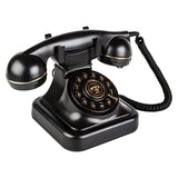 Maxbell Corded Retro Telephone Old Fashioned Landline Phones Wire Landline for Ornament