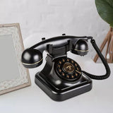 Maxbell Corded Retro Telephone Old Fashioned Landline Phones Wire Landline for Ornament