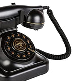 Maxbell Corded Retro Telephone Old Fashioned Landline Phones Wire Landline for Ornament