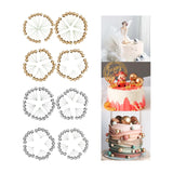 Maxbell 25 Pieces Mini Balloons Cake Topper DIY for Cake Baby Shower Decoration 5 Aureate 2cm