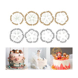 Maxbell 25 Pieces Mini Balloons Cake Topper DIY for Cake Baby Shower Decoration 5 Aureate 2cm