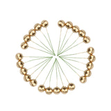 Maxbell 25 Pieces Mini Balloons Cake Topper DIY for Cake Baby Shower Decoration 5 Aureate 2cm