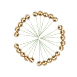 Maxbell 25 Pieces Mini Balloons Cake Topper DIY for Cake Baby Shower Decoration 5 Aureate 2cm