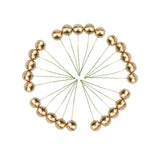 Maxbell 25 Pieces Mini Balloons Cake Topper DIY for Cake Baby Shower Decoration 5 Aureate 2cm