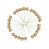 Maxbell 25 Pieces Mini Balloons Cake Topper DIY for Cake Baby Shower Decoration 5 Aureate 2cm