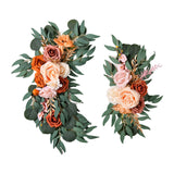 Maxbell Rustic Artificial Flowers Swag Flower Arrangement for Wedding Arch Party  Style F