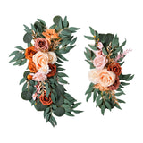 Maxbell Rustic Artificial Flowers Swag Flower Arrangement for Wedding Arch Party  Style F