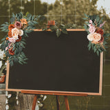 Maxbell Rustic Artificial Flowers Swag Flower Arrangement for Wedding Arch Party  Style F