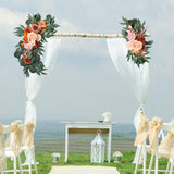 Maxbell Rustic Artificial Flowers Swag Flower Arrangement for Wedding Arch Party  Style F