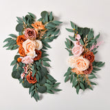 Maxbell Rustic Artificial Flowers Swag Flower Arrangement for Wedding Arch Party  Style F