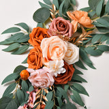 Maxbell Rustic Artificial Flowers Swag Flower Arrangement for Wedding Arch Party  Style F