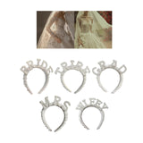 Maxbell Headband Hairband Wedding Headpieces Hair Accessories Headwear for Decor BRIDE
