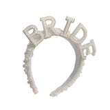 Maxbell Headband Hairband Wedding Headpieces Hair Accessories Headwear for Decor BRIDE