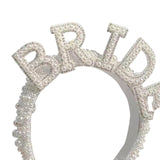 Maxbell Headband Hairband Wedding Headpieces Hair Accessories Headwear for Decor BRIDE