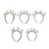 Maxbell Headband Hairband Wedding Headpieces Hair Accessories Headwear for Decor BRIDE