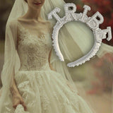 Maxbell Headband Hairband Wedding Headpieces Hair Accessories Headwear for Decor TRIBE