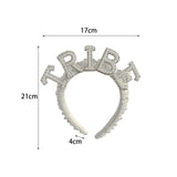 Maxbell Headband Hairband Wedding Headpieces Hair Accessories Headwear for Decor TRIBE