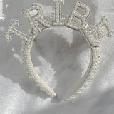 Maxbell Headband Hairband Wedding Headpieces Hair Accessories Headwear for Decor TRIBE