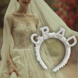 Maxbell Headband Hairband Wedding Headpieces Hair Accessories Headwear for Decor GRAD