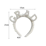 Maxbell Headband Hairband Wedding Headpieces Hair Accessories Headwear for Decor GRAD