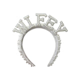 Maxbell Headband Hairband Wedding Headpieces Hair Accessories Headwear for Decor WIFEY