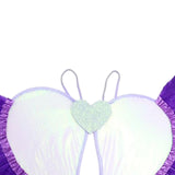 Maxbell Movable Angel Wings Photoshoot Party Prop for Adult Parades Halloween Violet